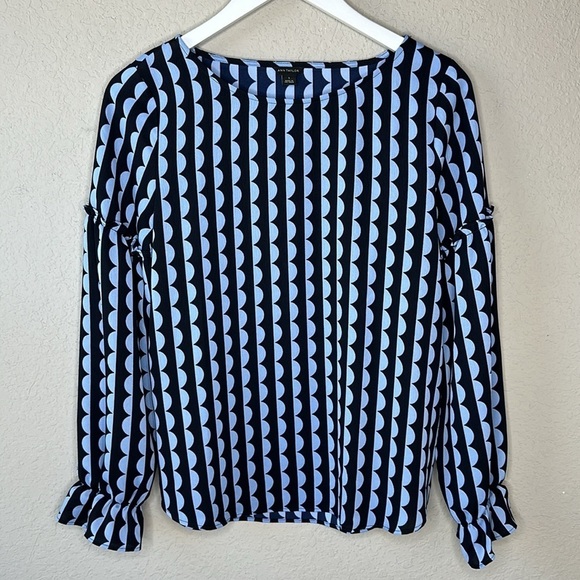 Ann Taylor Tops - Ann Taylor Ruffle Sleeve Blouse Size Small